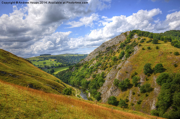  Dovedale landscape Picture Board by Andrew Heaps