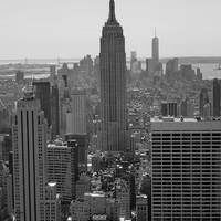 Buy canvas prints of  Empire State Building New York by Andrew Heaps