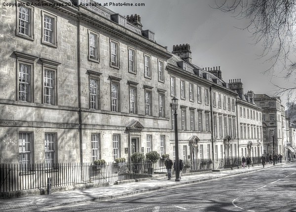 Bath  Victorian Terrace houses Picture Board by Andrew Heaps