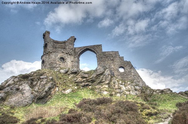  Mow Cop Castle Picture Board by Andrew Heaps