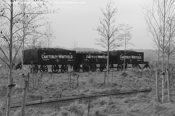 Old Coal transport train carriages  Picture Board by Andrew Heaps