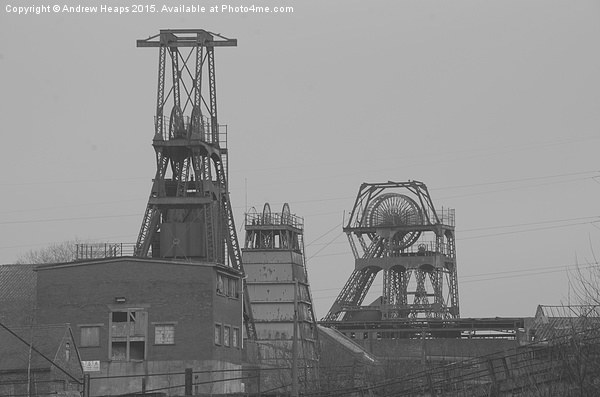  Whitfield Colliery Buildings Relics of Industrial Picture Board by Andrew Heaps