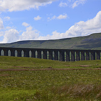 Buy canvas prints of Majestic Ribblehead Viaduct by Andrew Heaps