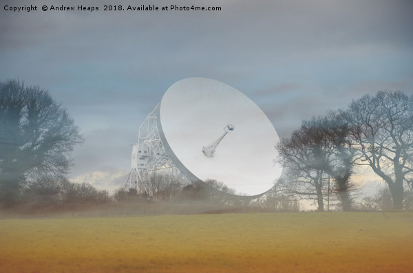 Jodrell Bank Telescope Picture Board by Andrew Heaps