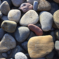 Buy canvas prints of Beach Stones by Andrew Heaps