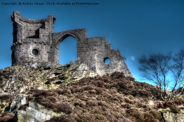 Mow Cop Castle HDR Picture Board by Andrew Heaps