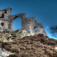 Buy canvas prints of Mow Cop Castle HDR by Andrew Heaps