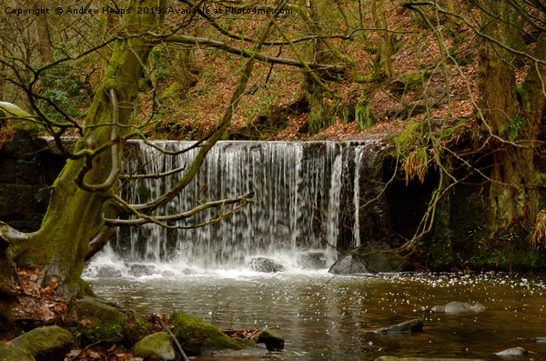 Small waterfall in colour Picture Board by Andrew Heaps