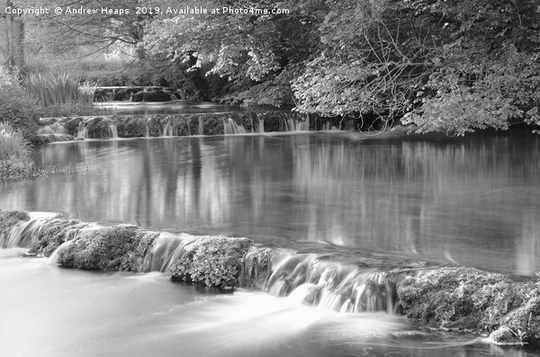 Local Weir in Derbyshire done in slow shutter spee Picture Board by Andrew Heaps