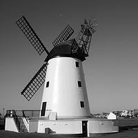 Buy canvas prints of Windmill at Lytham. by Andrew Heaps