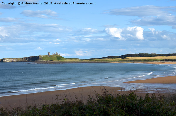 Coastline view along Embleton beach Picture Board by Andrew Heaps