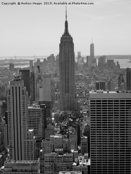 Empire State building in New York city Picture Board by Andrew Heaps