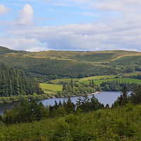 Buy canvas prints of Lake Vyrnwy in Powys Wales by Andrew Heaps