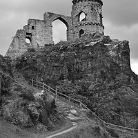 Buy canvas prints of Mow Cop Castle  by Andrew Heaps