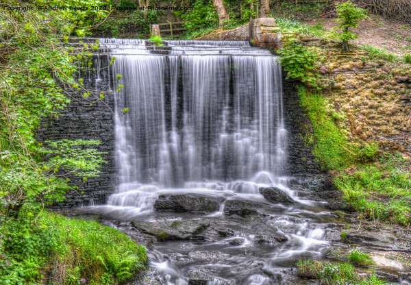 Bollington waterfall  Picture Board by Andrew Heaps