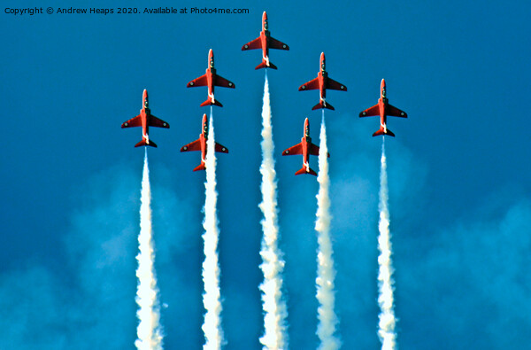 Red Arrows display team Picture Board by Andrew Heaps