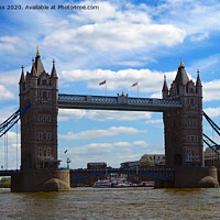 Buy canvas prints of London tower bridge by Andrew Heaps