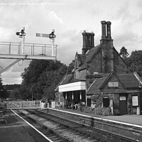 Buy canvas prints of Cheddleton Railway station. by Andrew Heaps