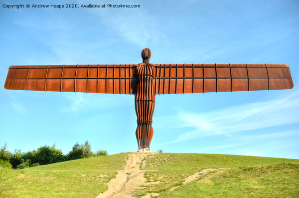 Angel of the North statue. Picture Board by Andrew Heaps