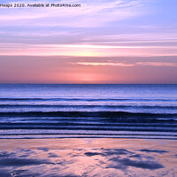 Buy canvas prints of Sunrise from a Northumberland beach. by Andrew Heaps