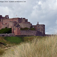 Buy canvas prints of Bamburgh castle  by Andrew Heaps