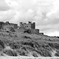 Buy canvas prints of Banburgh Castle in Northumberland by Andrew Heaps