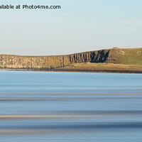 Buy canvas prints of View of Dunstaburgh castle from Embleton beach  by Andrew Heaps