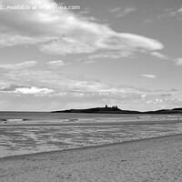 Buy canvas prints of Dunstanburgh castle in Northumberland by Andrew Heaps