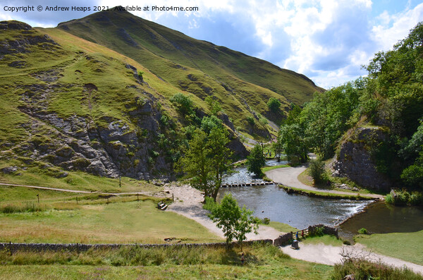 Dovedale stepping stones  Picture Board by Andrew Heaps
