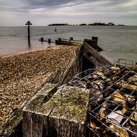 Buy canvas prints of  The Old Breakwater by Simon Gray