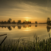 Buy canvas prints of  Lake of Peace by Simon Gray