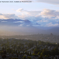 Buy canvas prints of Burnaby clouds, by Ali asghar Mazinanian
