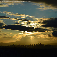 Buy canvas prints of Dazzling clouds over Burnaby by Ali asghar Mazinanian