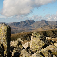 Buy canvas prints of  Scafell Range by Simon Hall
