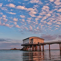 Buy canvas prints of Roa Island Lifeboat Station. by Simon Hall