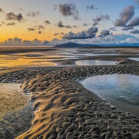 Buy canvas prints of North Walney Sunset by Simon Hall