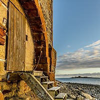 Buy canvas prints of Piel Island from Roa Island by Simon Hall
