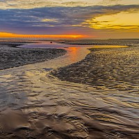 Buy canvas prints of Walney Island Sunset. by Simon Hall