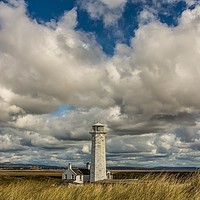 Buy canvas prints of South Walney Lighthouse. by Simon Hall