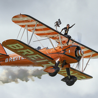 Buy canvas prints of  The Brietling Wingwalkers by Philip Catleugh