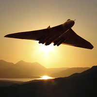 Buy canvas prints of  Vulcan sunset by Philip Catleugh