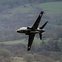 Buy canvas prints of RAF Hawk T2 Training in the Mach Loop, Wales by Philip Catleugh