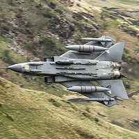 Buy canvas prints of RAF Tornado GR4 in the Mach Loop.Wales by Philip Catleugh