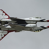 Buy canvas prints of USAF Thunderbirds at the Royal International Air T by Philip Catleugh