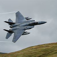 Buy canvas prints of F15c Eagle low level in Wales  by Philip Catleugh