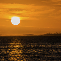 Buy canvas prints of Sunset Seascape by Lee Wilson