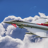 Buy canvas prints of  RAF Typhoon ZK315 by Lee Wilson