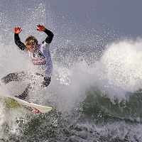 Buy canvas prints of  Surfing Action by John Downes