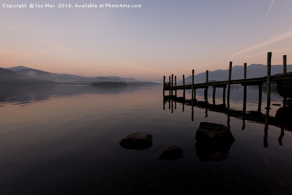Ashness Jetty, Derwent Water, Lake District Picture Board by The Tog