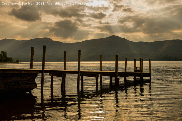 Ashness Jetty, Derwent Water, Lake District Picture Board by The Tog
